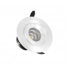Adjustable Downlight 9W (50W) 4000K 580lm 90mm cut-out Non-Dimmable Matt white finish