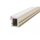 1M Recessed Aluminium Profile for Strips, Frosted cover included, suitable for 8mm/10mm/12mm width IP33/IP65/IP67 Strip, 26(W)x26(D)mm